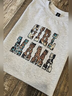 Girl mama shirt western country cute popular girl mom